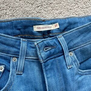 Blue Levi Straight Jeans